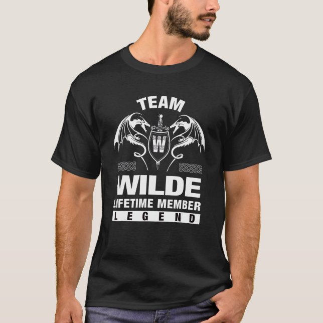 T-shirt Membre à vie de l'équipe Wilde (Devant)