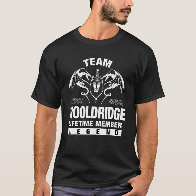T-shirt Membre à vie de l'équipe Wooldridge (Devant)