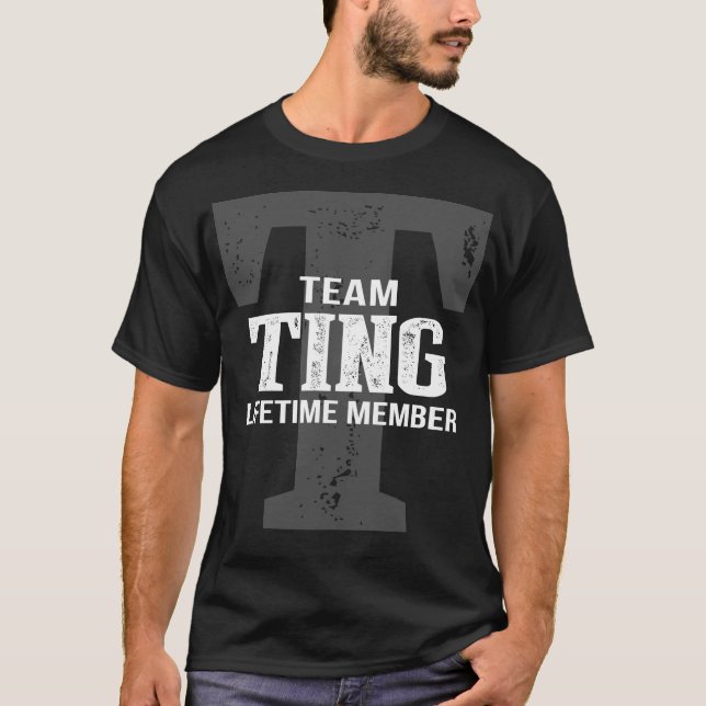 T-shirt Membre à vie de Team TING (Devant)