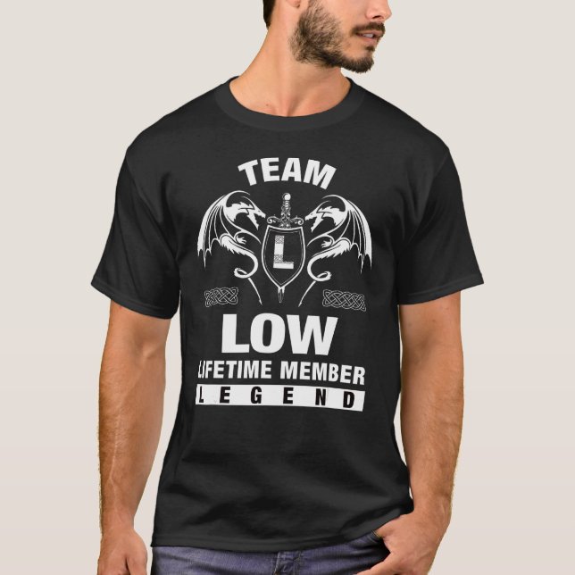 T-shirt Membre à vie faible de l'équipe (Devant)