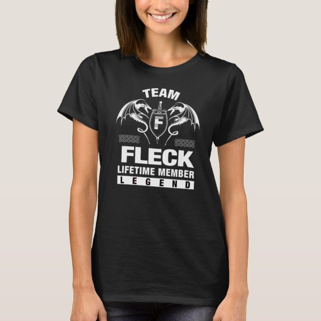 T-shirt Membre à vie Team Fleck (Devant)