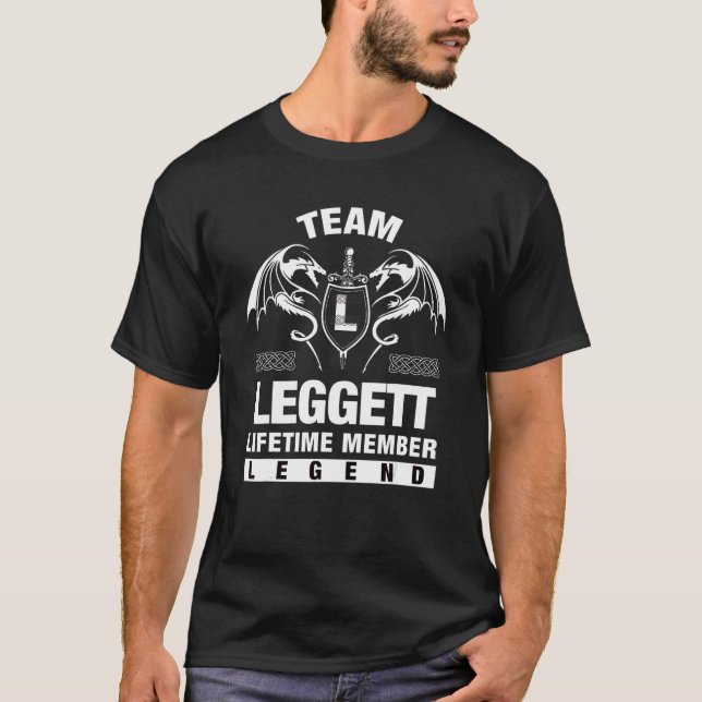 T-shirt Membre à vie Team Leggett (Devant)