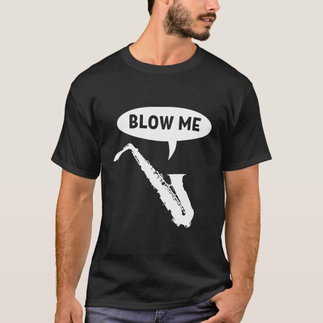T-shirt Membre de bande du lecteur Saxophone (Devant)