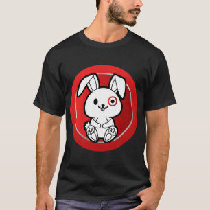 T-shirt Membre de l'équipe Bullseye Rabbit Funny