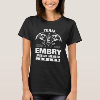T-shirt Membre de l'équipe Embry à vie