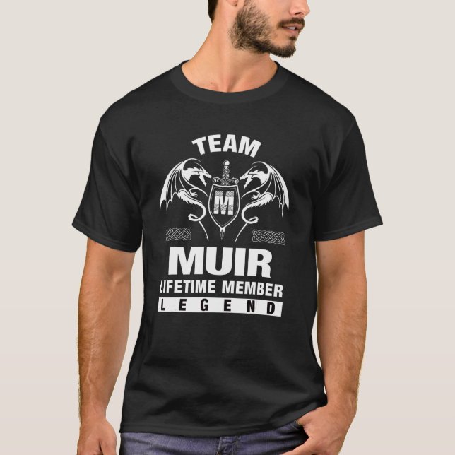 T-shirt Membre de l'équipe Muir à vie (Devant)
