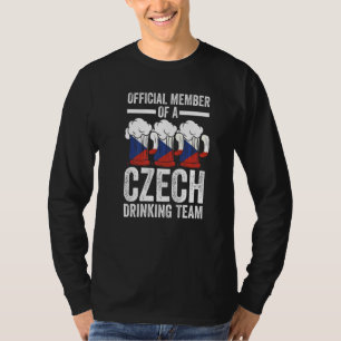 T-shirt membre de l'équipe tchèque équipe tchèque équipe d