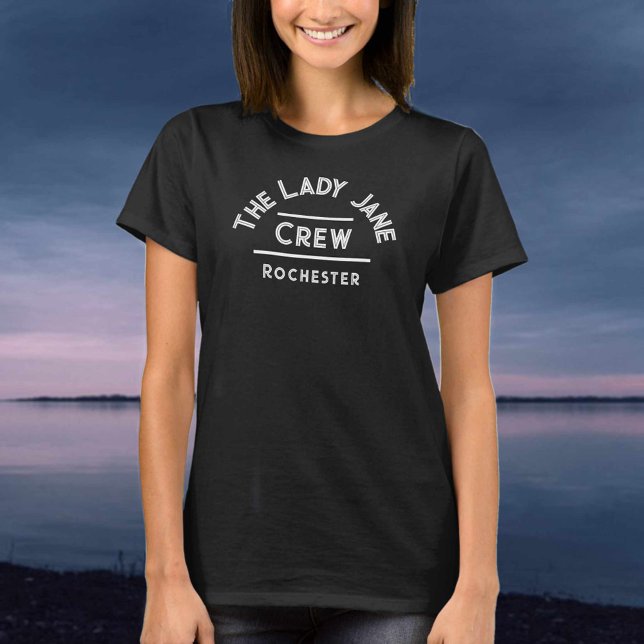 T-shirt Membre d'équipage de bateau ou de yacht (Créateur téléchargé)