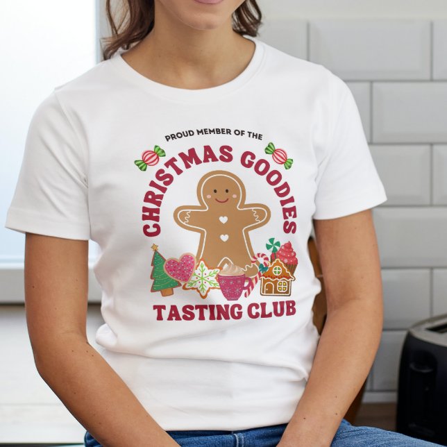 T-shirt Membre du club de dégustation Goodies de Noël (Créateur téléchargé)
