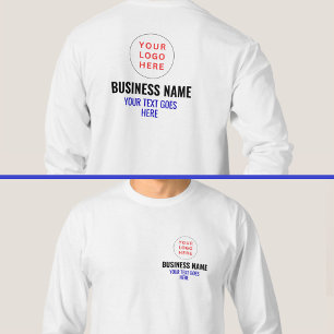 T-shirt Membre du logo d'impression avant et arrière   Man