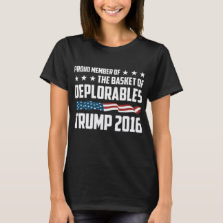 T-shirt Membre fier du panier de Deplorables - 2016