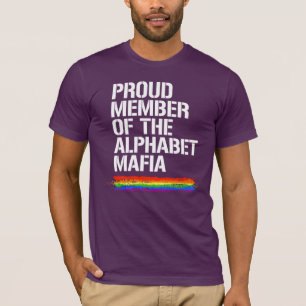 T-SHIRT MEMBRE FIÈRE DE LA MAFIA DE L'ALPHABET