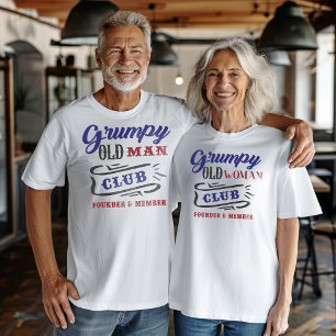 T-shirt Membre fondateur du club Grumpy Old Man