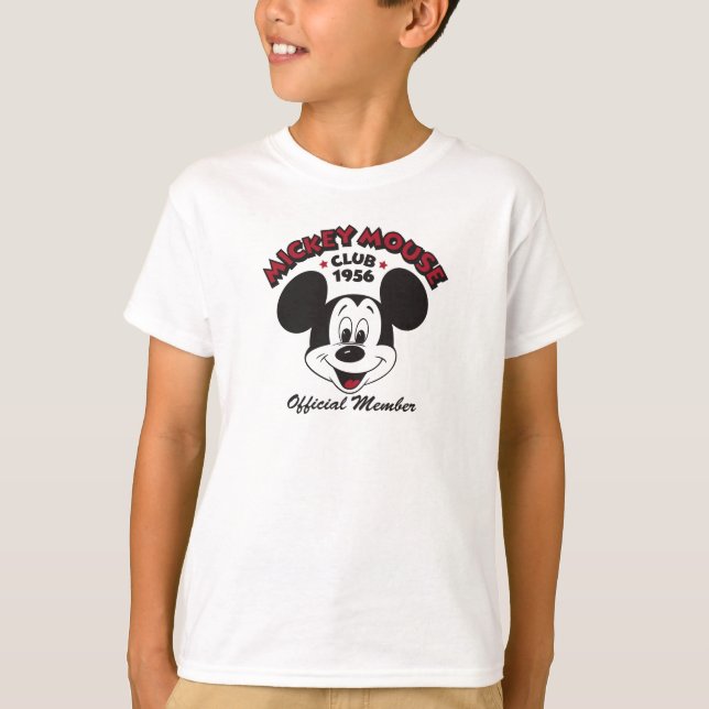 T-shirt Membre officiel du Mickey Mouse Club 1956 (Devant)