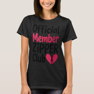T-shirt Membre officiel du Zipper Club, Chirurgie à cœur o