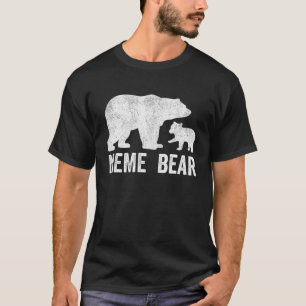 T-shirt Mème Bear Fête des mères, Enfant de l'ourlet Frenc