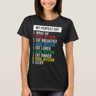 T-shirt Mème Bitcoin HODL BTC Idée pour un Bitcoiner