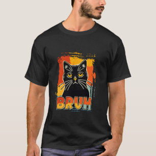 T-shirt Mémé chat salutations mème drôle disant hommes gar