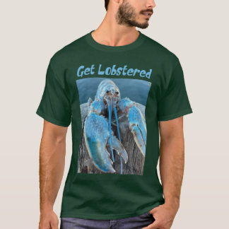 T-shirt Mémé Crabe Drôle Saut Effrayant Crustacé Bleu ami