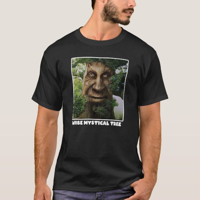 T-shirt Mème d'arbre mystique (Devant)