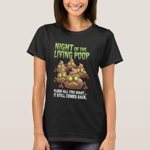 T-shirt Mème de caca Humour de toilette Horreur de caca