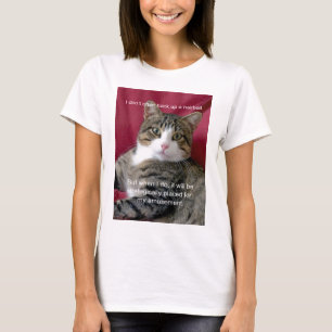 T-shirt Mème de chat