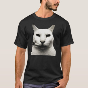 T-shirt Mème de chat drôle cool fumant une cigarette