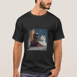 T-shirt Mème de chat drôle de film Titanic Rms bateau de c
