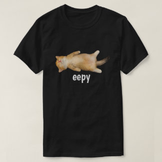 T-shirt Mème de chat endormi humour sarcastique