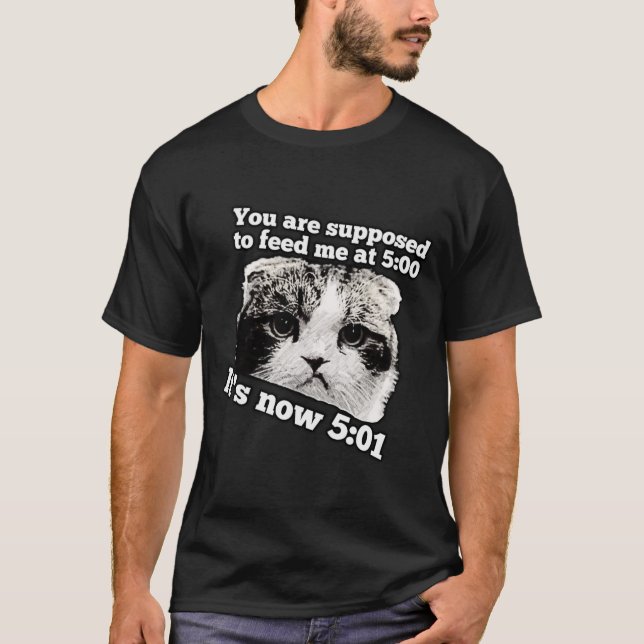 T-shirt Mème de chat fâché drôle pour les propriétaires de (Devant)