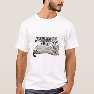T-shirt Mème de chat fâché drôle pour les propriétaires et