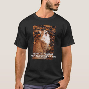 T-shirt Mème de chat ironique sarcastique drôle blague bêt