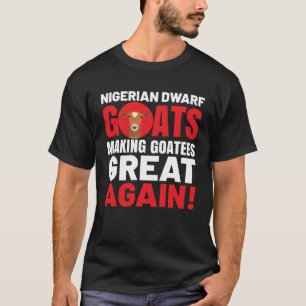 T-shirt Mème de chèvre animal animal jeu animal nain nigér