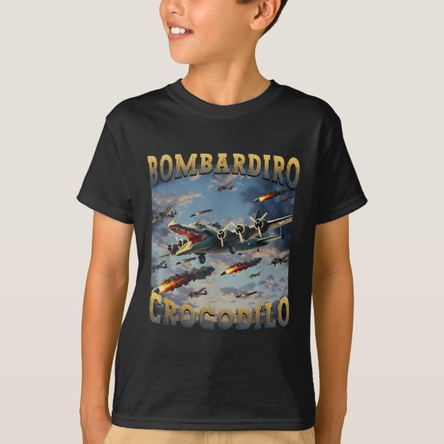 T-shirt Mème de crocodile drôle Bombardiro Crocodilo Funny (Devant)