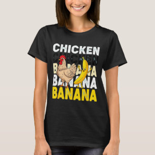 T-shirt Mème de danse de banane de poulet drôle pour les e
