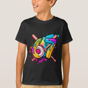 T-shirt Mème de dégoulinade de glace Funny Banana Baseball