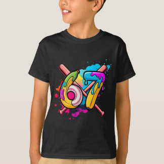 T-shirt Mème de dégoulinade de glace Funny Banana Baseball