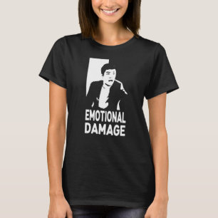 T-shirt Mème de dommages émotionnels Silhouette de gars as