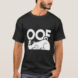 T-shirt Mème de jeu vidéo Oof Noob Pug Chien Humour Animal