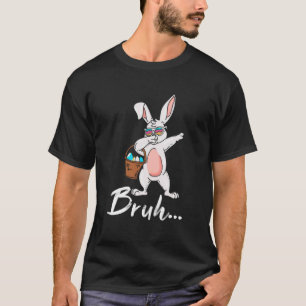 T-shirt Mème de jour de Pâques drôle de lapin oeufs adoles