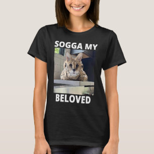 T-shirt Mème de mon serval de chat bien-aimé Sogga