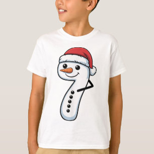 T-shirt Mème de Noël de couple de bonhomme de neige 67 cor
