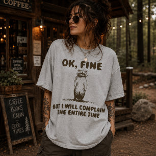 T-shirt Mème de plainte de raton laveur drôle