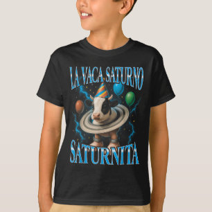 T-shirt Mème de pourriture cérébrale italienne La Vaca Sat