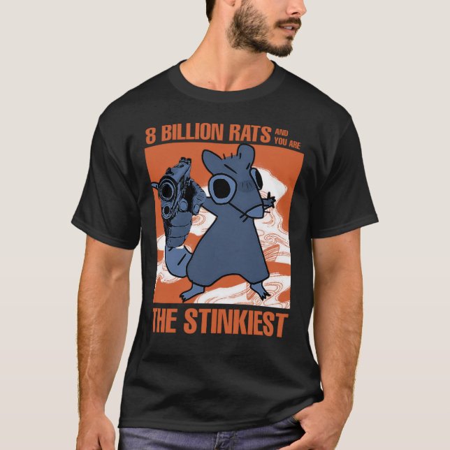 T-shirt Mème de rat drôle (Devant)