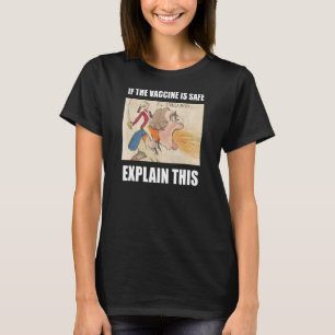 T-shirt Mème de vaccin bizarre Ironic Dumb Progressive Jok