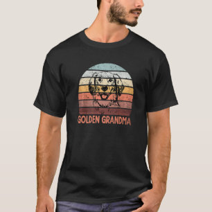 T-shirt Mémé dorée Chien Retriever doré Grand-mère Femmes