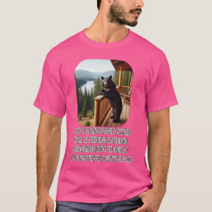 T-shirt Mème d'ours amusant Silly Rich Furry Animal