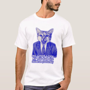 T-shirt Mème drôle de chat en colère pour les amoureux des