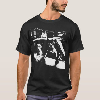T-shirt Mème drôle de Chihuahua Gangster Chien au Volant